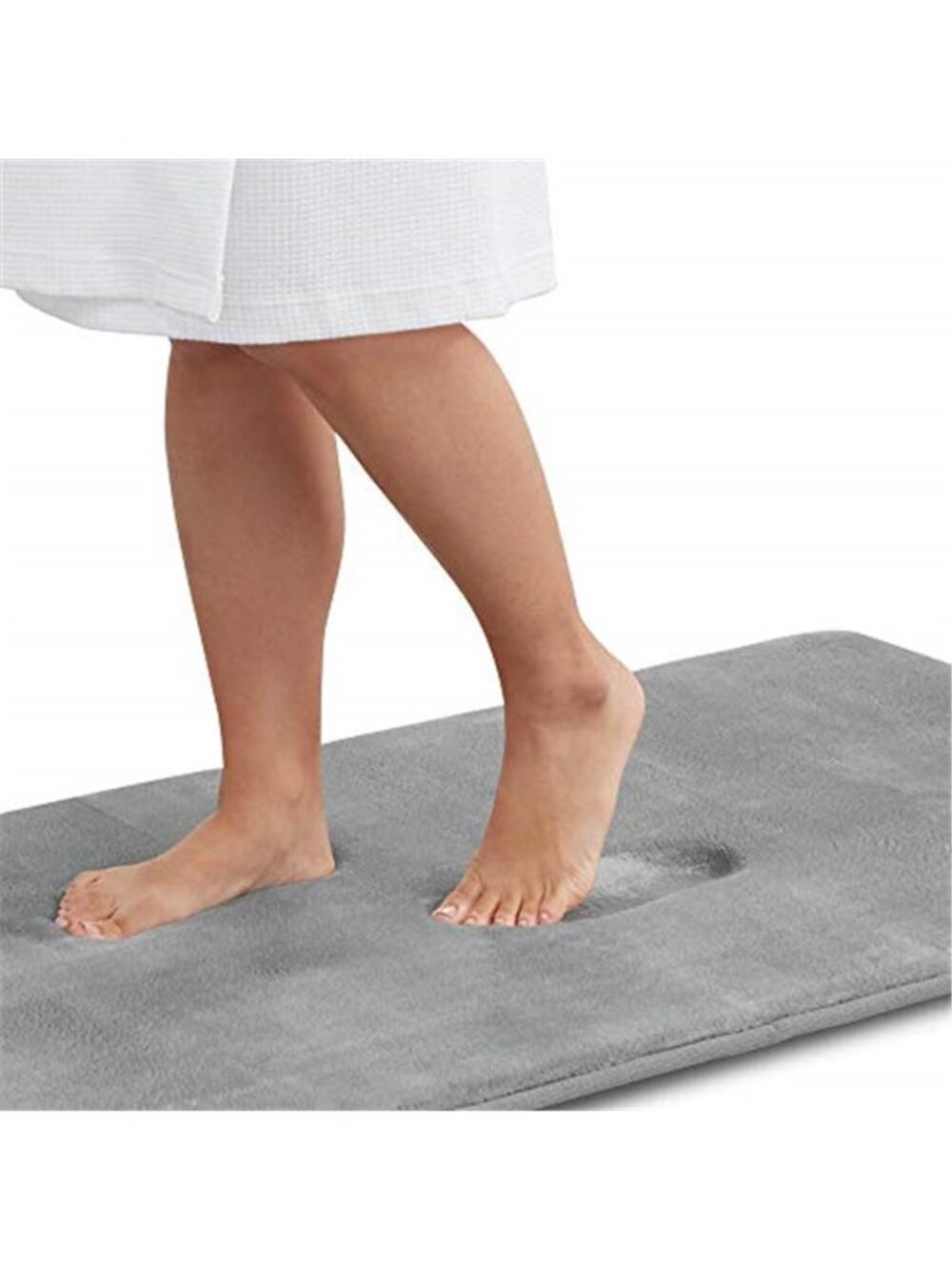 Memory Foam Bath Mat Non Slip Absorbent Velvet Bathroom Rug Soft Quick Dry